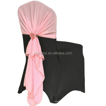 Cheap High-quality Fancy organza chair warp sash wedding chair sashes banquet chair sash